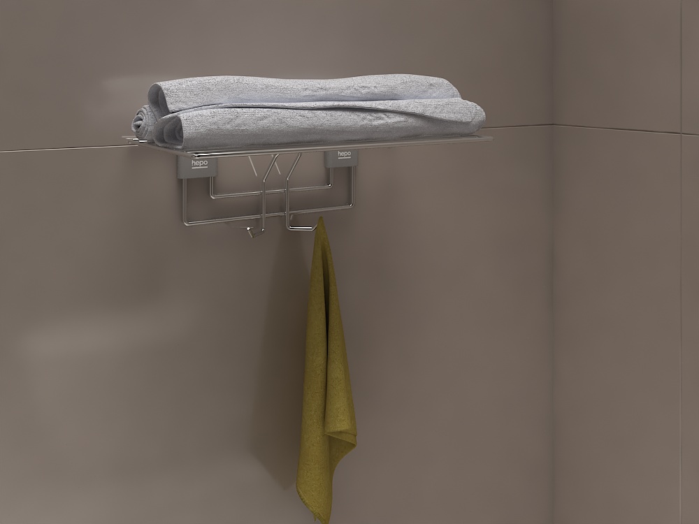 Hepo Stainless Steel 450 mm Bathroom Towel Rack