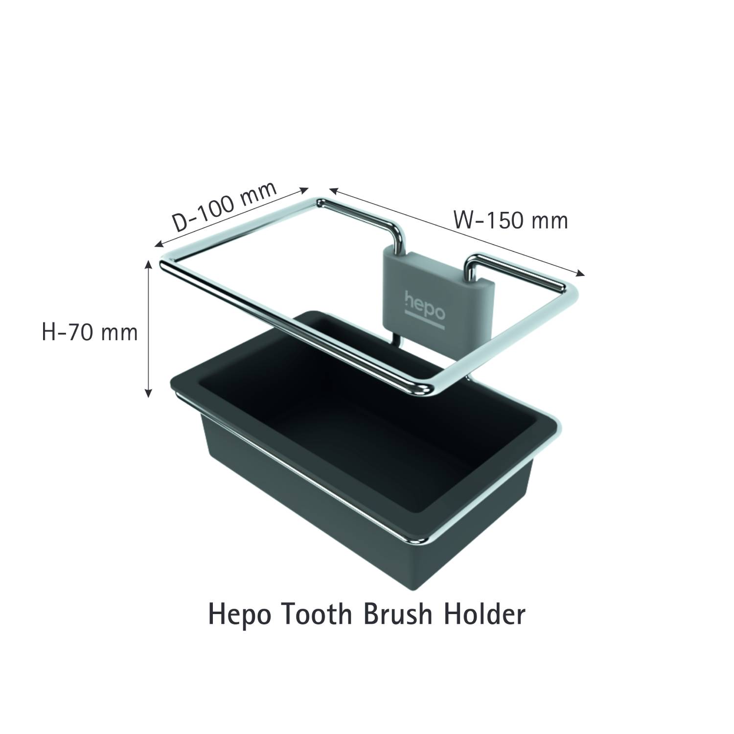 Hepo SS Tooth Brush Holder