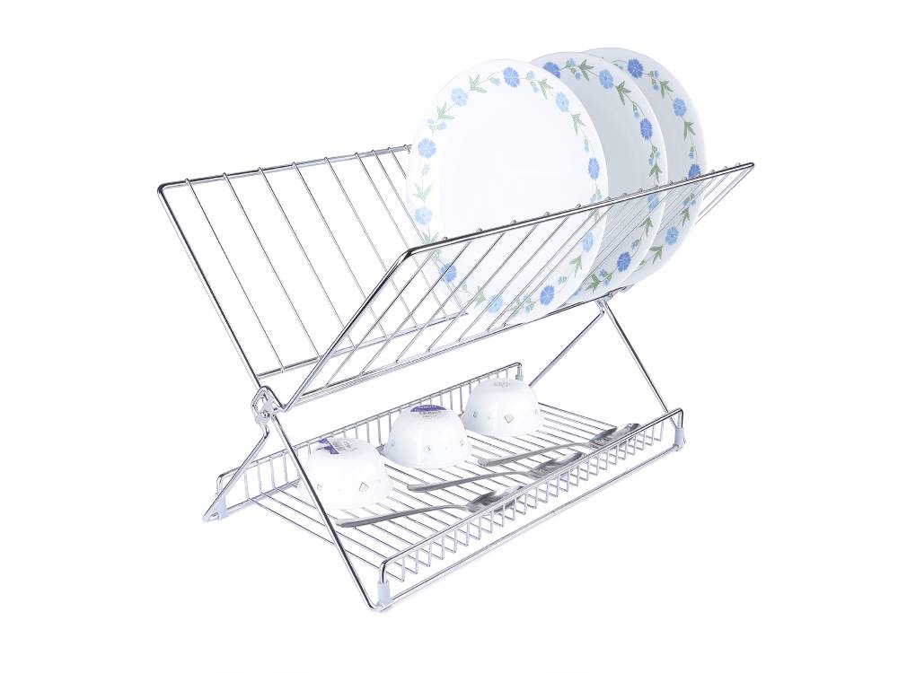 Hettich Stainless Steel Cargo Portable Dish Drainer - 5 Year Warranty Against Rusting 